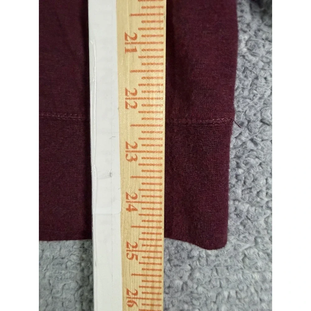 Polo Ralph Lauren Luxury Jersey Quarter Zip Pullover Sweater Mens Medium Red